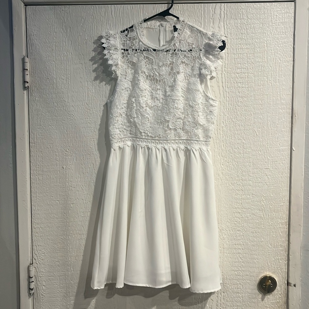 White dress